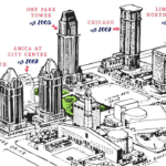 Sketch Rendering Colour - The Wesley Tower