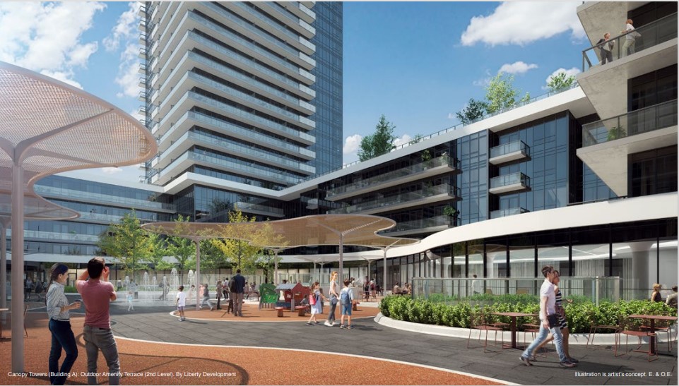 canopy towers outdoor amenity terrace